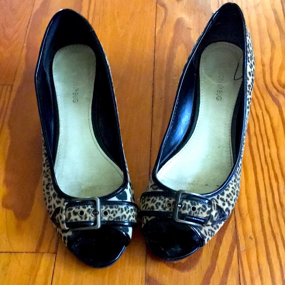 Animal print Low Heel Shoes